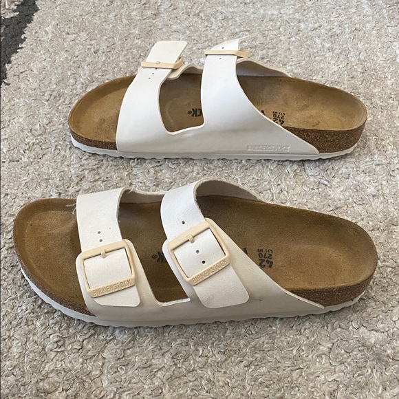 New with tag Birkenstock white strap sandals women’s size 9 & 11 - Picture 2 of 7